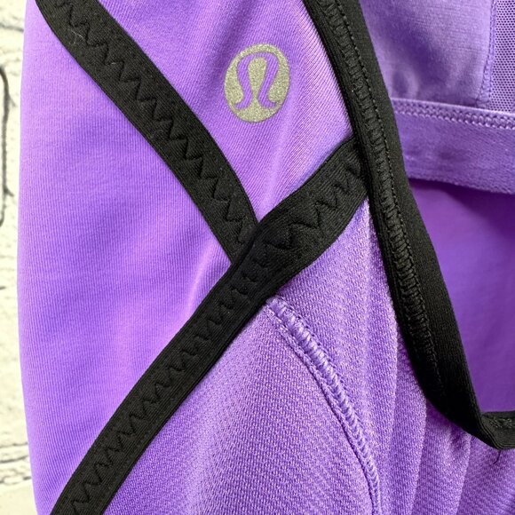 Lululemon Women's Ignite Strappy Open Back Tank Top, Size 4, Power Purple/Black - Picture 8 of 11